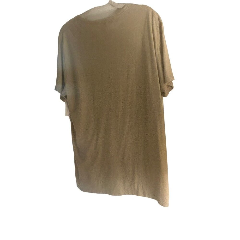 Kinetix Men's Oatmeal/Beige Heather Short Sleeve Henley T-Shirt XXL NEW W/TAGS - Picture 2 of 6